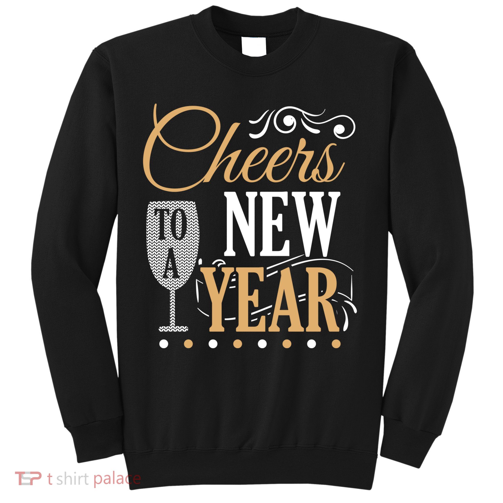 Happy New Year With Celebration New Years Eve Sweatshirt