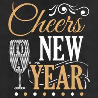 Happy New Year With Celebration New Years Eve Adult Drive Performance Visor