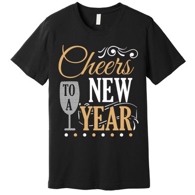 Happy New Year With Celebration New Years Eve Premium T-Shirt