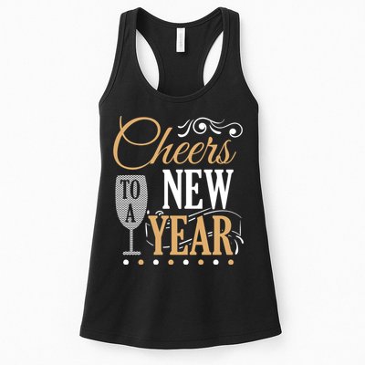 Happy New Year With Celebration New Years Eve Womens Tank Top