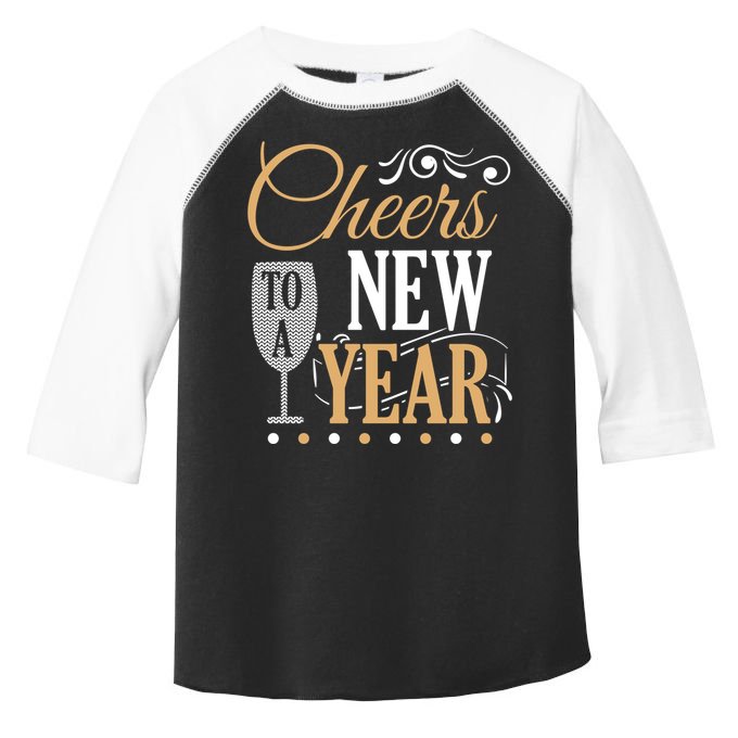 Happy New Year With Celebration New Years Eve Toddler Fine Jersey T-Shirt