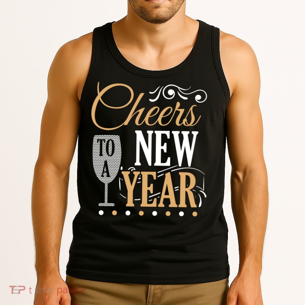 Happy New Year With Celebration New Years Eve Tank Top