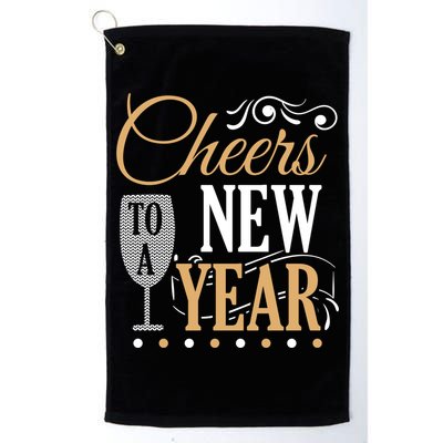 Happy New Year With Celebration New Years Eve Golf Towel