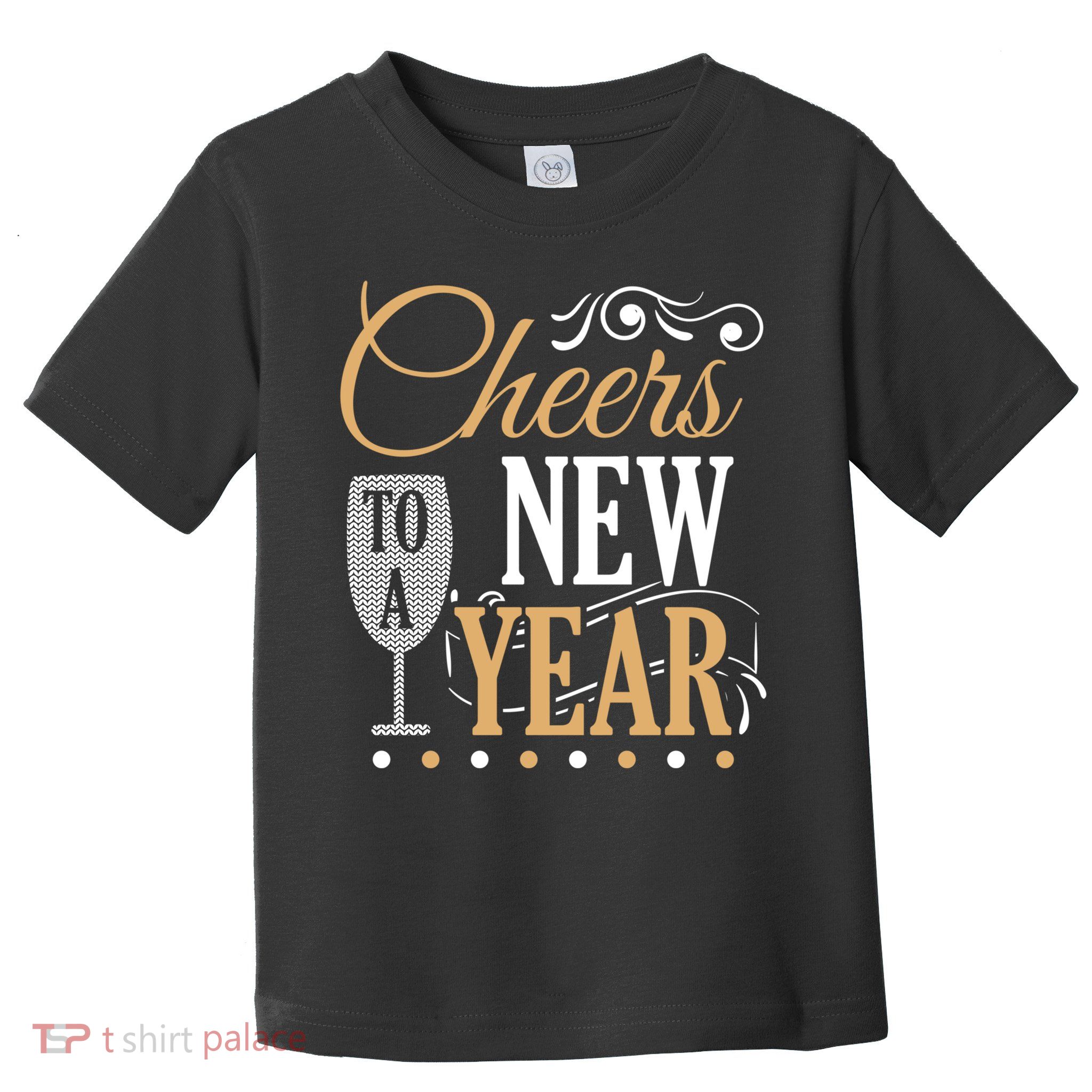 Happy New Year With Celebration New Years Eve Toddler T-Shirt