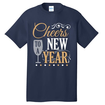 Happy New Year With Celebration New Years Eve Tall T-Shirt