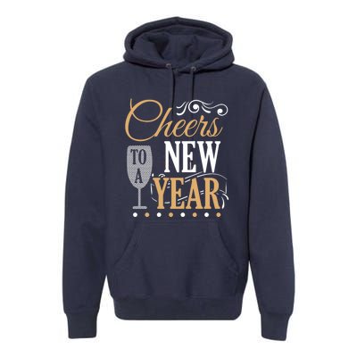 Happy New Year With Celebration New Years Eve Premium Hoodie