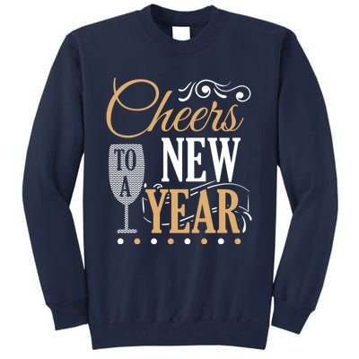 Happy New Year With Celebration New Years Eve Tall Sweatshirt