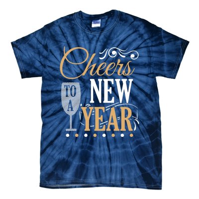 Happy New Year With Celebration New Years Eve Tie-Dye T-Shirt