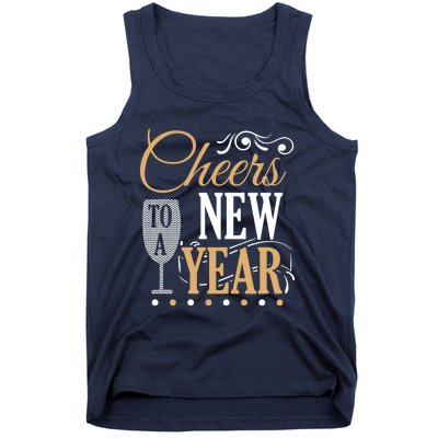 Happy New Year With Celebration New Years Eve Tank Top