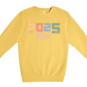 Happy New Year 2025 Celebration Graphic Premium Crewneck Sweatshirt