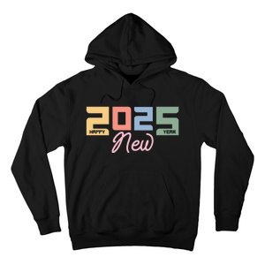 Happy New Year 2025 Celebration Graphic Hoodie