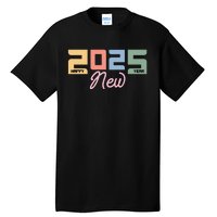 Happy New Year 2025 Celebration Graphic Tall T-Shirt