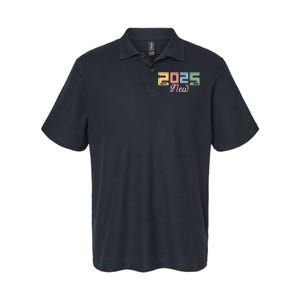 Happy New Year 2025 Celebration Graphic Softstyle Adult Sport Polo