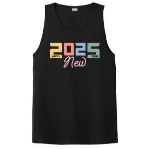 Happy New Year 2025 Celebration Graphic PosiCharge Competitor Tank