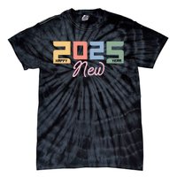 Happy New Year 2025 Celebration Graphic Tie-Dye T-Shirt