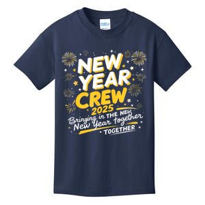 Happy New Years Crew 2025 New Years Kids T-Shirt