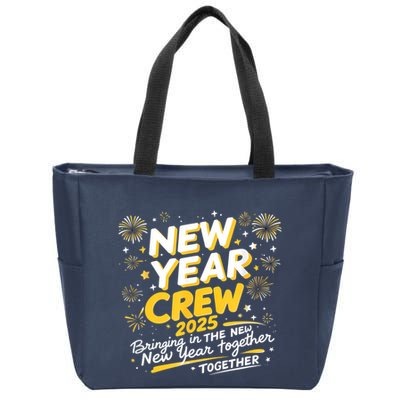 Happy New Years Crew 2025 New Years Zip Tote Bag