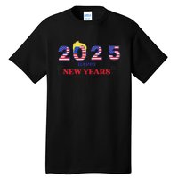 Happy New Years 2025 Trump Make New Years Great Tall T-Shirt