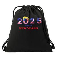 Happy New Years 2025 Trump Make New Years Great Drawstring Bag