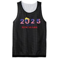 Happy New Years 2025 Trump Make New Years Great Mesh Reversible Basketball Jersey Tank