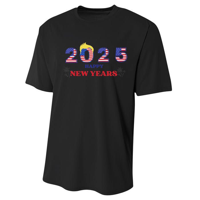 Happy New Years 2025 Trump Make New Years Great Performance Sprint T-Shirt