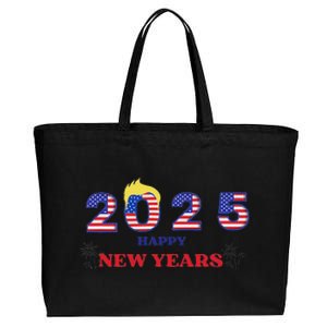 Happy New Years 2025 Trump Make New Years Great Cotton Canvas Jumbo Tote