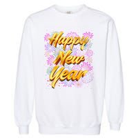 Happy New Year New Years Eve Family Matching Garment-Dyed Sweatshirt