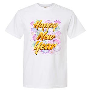 Happy New Year New Years Eve Family Matching Garment-Dyed Heavyweight T-Shirt