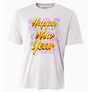 Happy New Year New Years Eve Family Matching Cooling Performance Crew T-Shirt