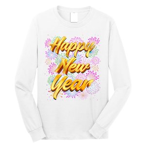 Happy New Year New Years Eve Family Matching Long Sleeve Shirt