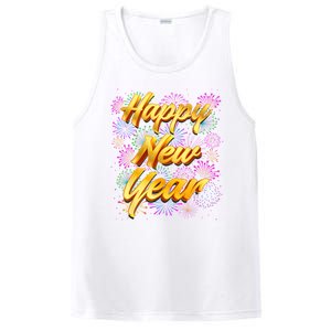 Happy New Year New Years Eve Family Matching PosiCharge Competitor Tank