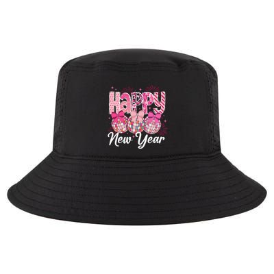 Happy New Year 2025 Party Retro Disco Ball Matching Family Cool Comfort Performance Bucket Hat