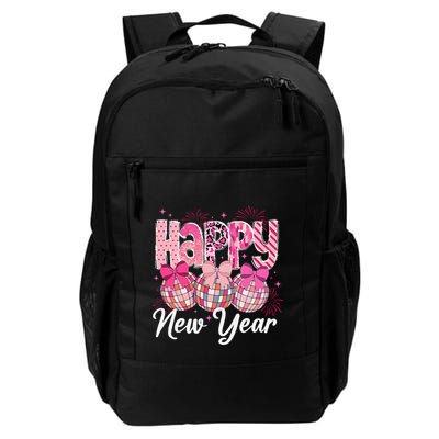 Happy New Year 2025 Party Retro Disco Ball Matching Family Backpack