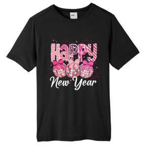 Happy New Year 2025 Party Retro Disco Ball Matching Family Tall Fusion ChromaSoft Performance T-Shirt