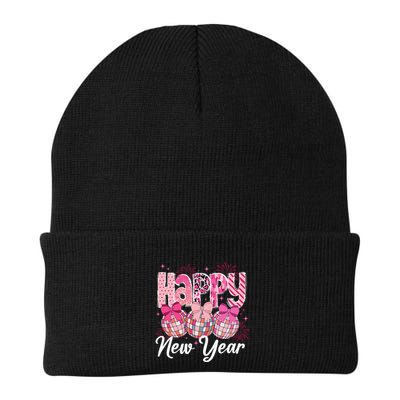 Happy New Year 2025 Party Retro Disco Ball Matching Family Beanie
