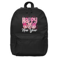 Happy New Year 2025 Party Retro Disco Ball Matching Family 16 in Basic Backpack