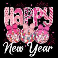 Happy New Year 2025 Party Retro Disco Ball Matching Family 16 in Basic Backpack