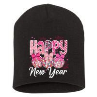Happy New Year 2025 Party Retro Disco Ball Matching Family Short Acrylic Beanie