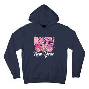 Happy New Year 2025 Party Retro Disco Ball Matching Family Tall Hoodie