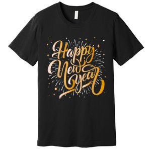 Happy New Year 2025 Women New Years Eve Party Premium T-Shirt