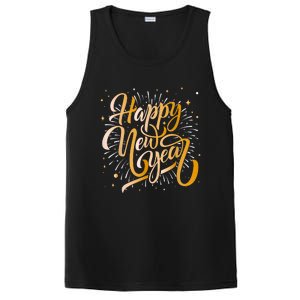 Happy New Year 2025 Women New Years Eve Party PosiCharge Competitor Tank