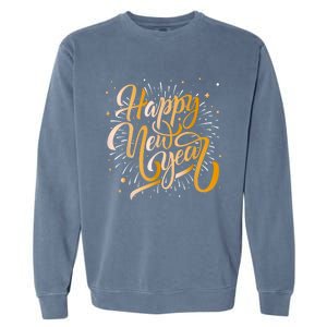 Happy New Year 2025 Women New Years Eve Party Garment-Dyed Sweatshirt