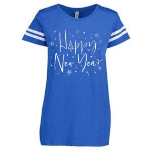 Happy New Year Friend Family Matching Outfit Enza Ladies Jersey Football T-Shirt