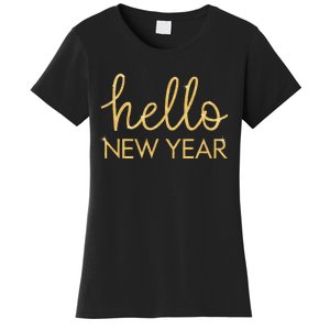 Hello New Year Party Celebration Fun New Year’S Eve Pajama Women's T-Shirt