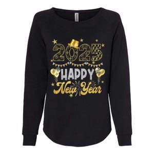 Happy New Year Party 2025 Ballon Family Matching Womens California Wash Sweatshirt