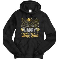 Happy New Year Party 2025 Ballon Family Matching Tie Dye Hoodie