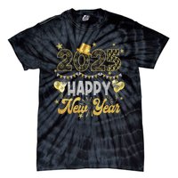 Happy New Year Party 2025 Ballon Family Matching Tie-Dye T-Shirt