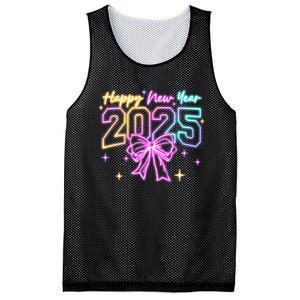 Happy New Year Party 2025 Coquette Bow Family Matching Mesh Reversible Basketball Jersey Tank