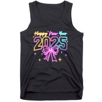 Happy New Year Party 2025 Coquette Bow Family Matching Tank Top