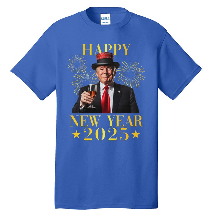 Happy New Year 2025 Trump New Year New America Tall T-Shirt